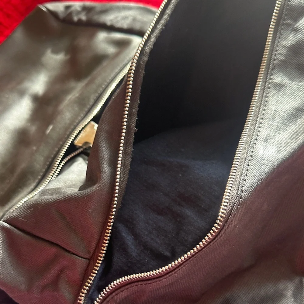 Black Women's Leather Backpack Tote